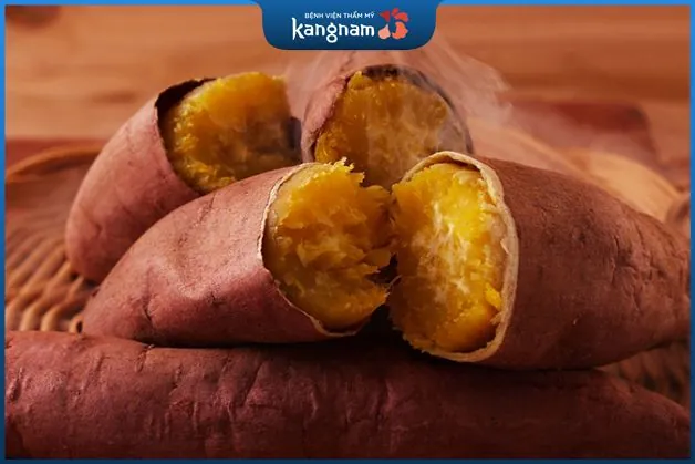 Khoai lang giảm mỡ ở mặt và giảm cân