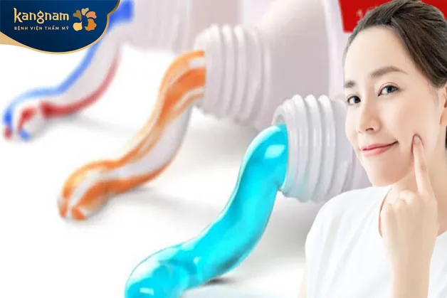 Kem đánh răng được chị em rỉ tai nhau là cách trị mụn bọc nhanh nhất trong 1 đêm