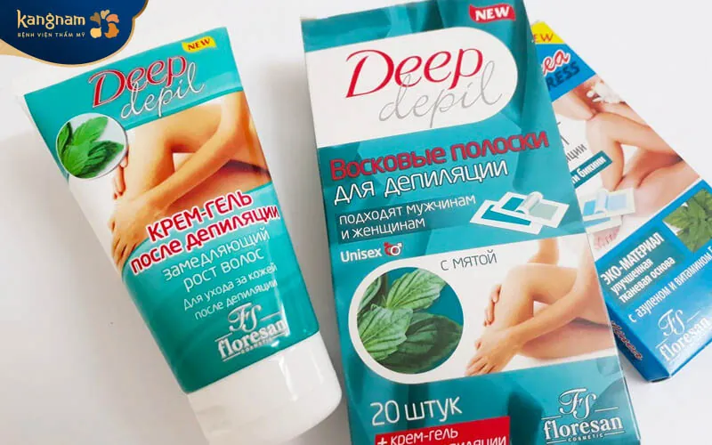 Sử dụng gel Deep Depil cấp ẩm cho da sau triệt lông
