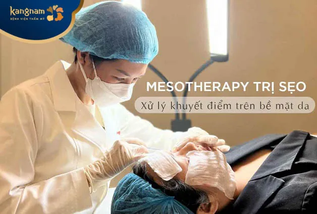 Tiêm meso điều trị mọi khuyết điểm sẹo rỗ trên da