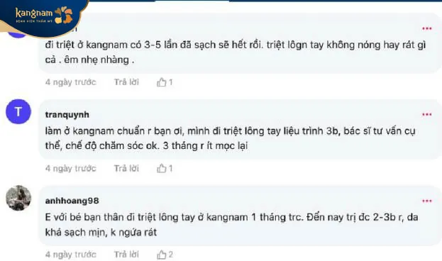 Một số đánh giá của khách hàng