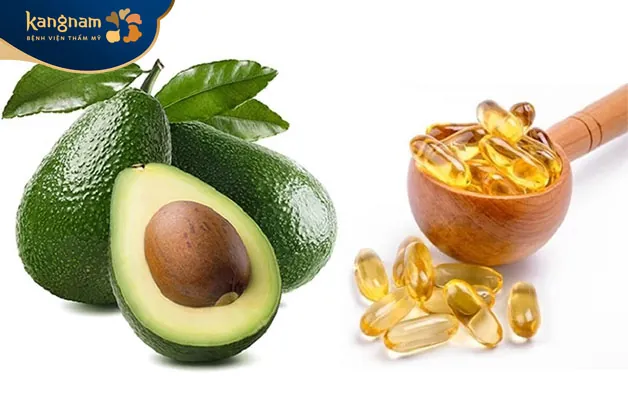 Vitamin E và quả bơ chăm sóc da