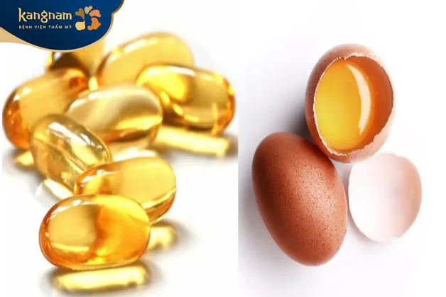 Trị mụn cám bằng Vitamin E và trứng