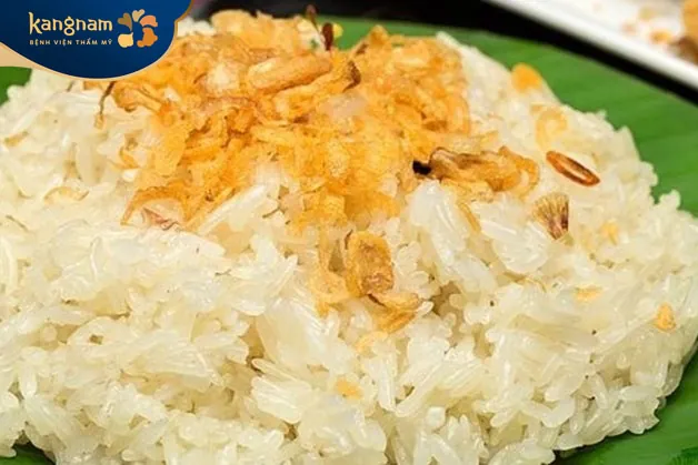 Kiêng đồ nếp khi da có mụn mủ