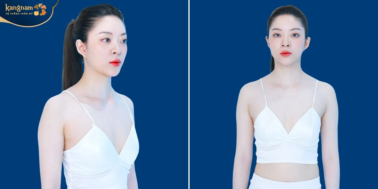 Lan Hương sở hữu vòng 1 phẳng lì