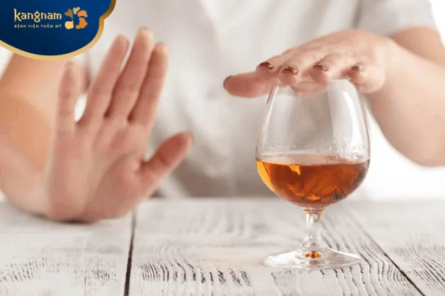 Tránh sử dụng rượu, bia sau tiêm meso