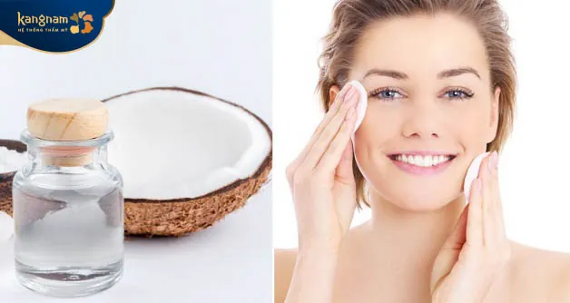 Có thể sử dụng dầu dừa để tẩy trang cho da mặt