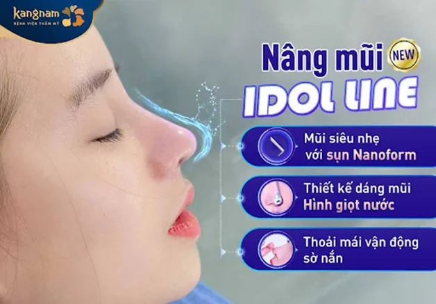 Nâng mũi Idol Line - Mũi siêu nhẹ, tướng kiêu kỳ