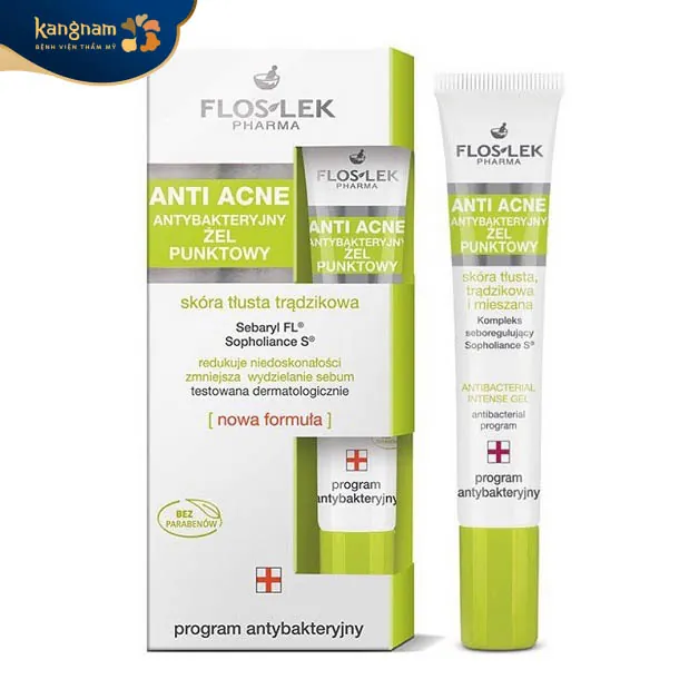 Kem trị mụn FLOSLEK Anti Acne Spot Gel For Imperfections