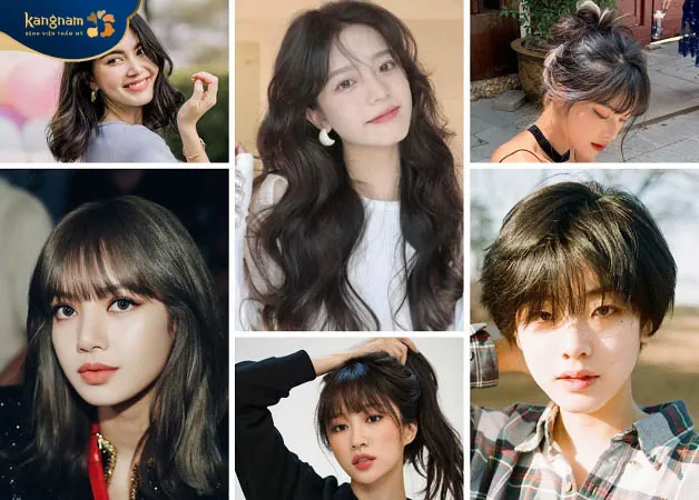 Mặt trái xoan dễ dàng lựa chọn kiểu tóc đa dạng