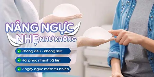 Kangnam ứng dụng vô cảm đa mô thức, quá trình nâng ngực nhẹ như không
