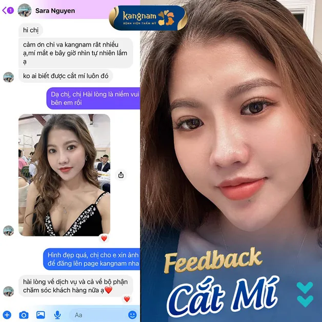 Mí xinh tự nhiên giúp khách hàng tự tin hơn