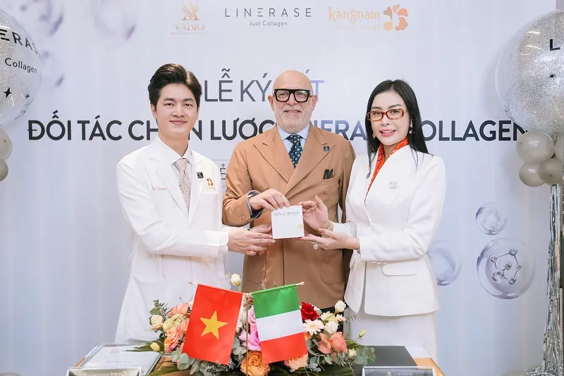 Kangnam hợp tác với Linerase Collagen để mang đến giải pháp trẻ hóa da cho khách hàng